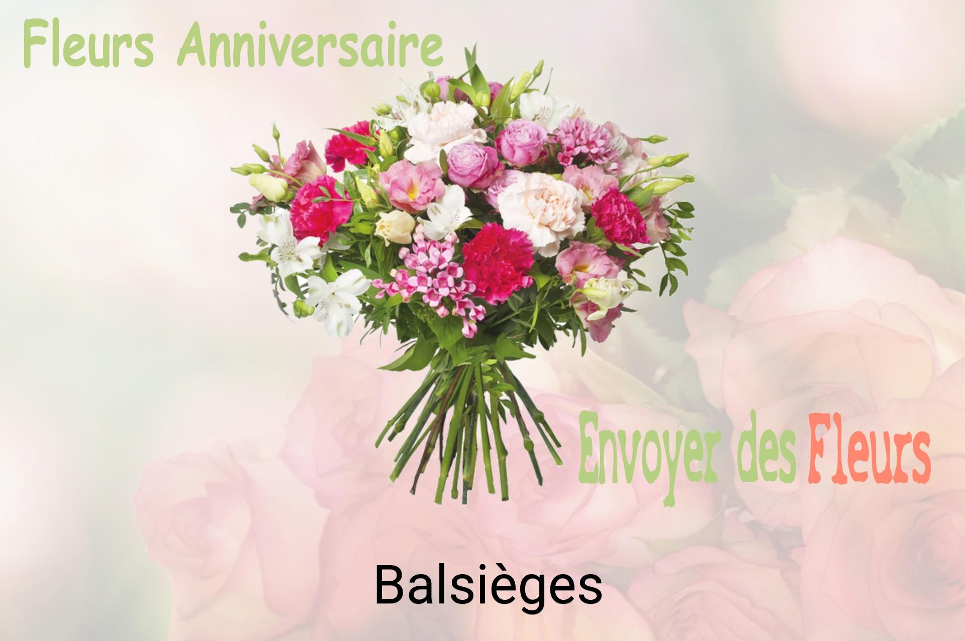 Bouquet de fleurs d’anniversaire livré à Balsièges