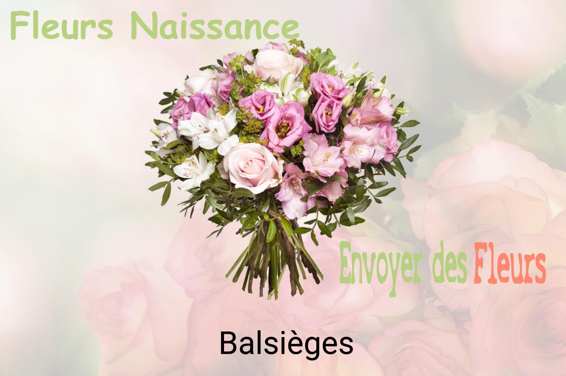 Bouquet de fleurs de naissance livré à Balsièges